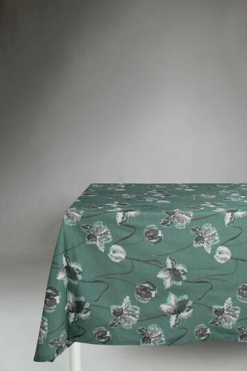 Dukar   Bomullsduk Alegria grønn Størrelse: 140 x 250 cm