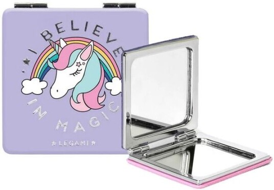 Legami Lommespeil Enhjørning "I Bellive In Magic" Fra