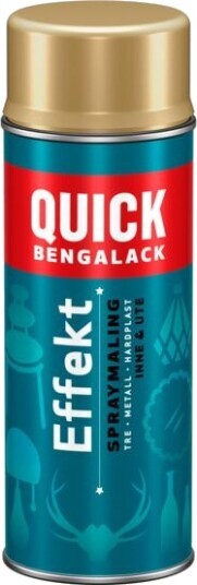 Scanox Quick Bengalack Spray Effekt Gull Metal 400ml