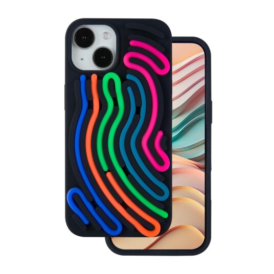 TFO DIY Snake Deksel for iPhone 14 Svart