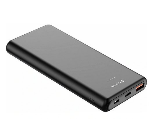 Swissten 22013912, 10000 Mah, Sort