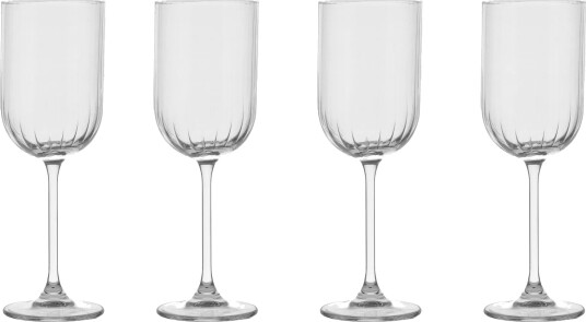 Scandi Living Pristine hvitvinsglass 32 cl 4 pakning Klar Scandi Living Pristine hvitvinsglass 32 cl 4 pakning Klar