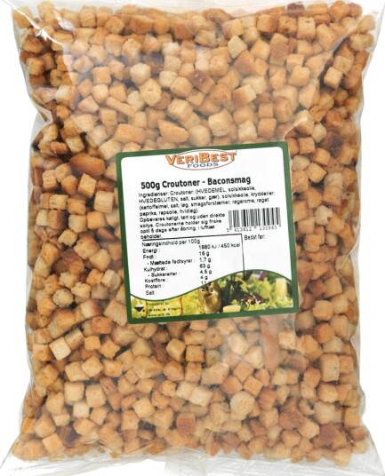 Croutoner Mini Bacon 8x8 Mm Ps 500 G Croutoner Mini Bacon 8x8 Mm Ps 500 G