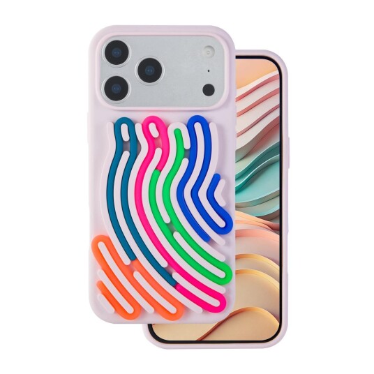 TFO DIY Snake deksel til iPhone 17 Pro Max Rosa