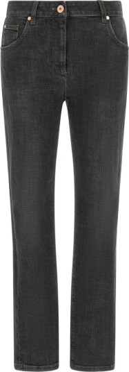 Brunello Cucinelli Dame Jeans Grå L,