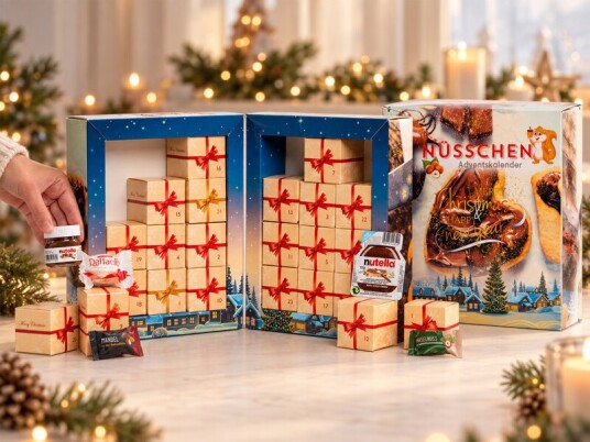 Julekalender med nøttegodteri