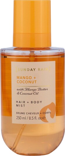 Sunday Rain Mango & Coconut Hair & Body Mist 200ml Sunday Rain Mango & Coconut Hair & Body Mist 200ml
