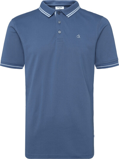 Calvin Klein Golf Archer Pique Polo Blue XL