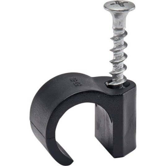 Egant Skrueklips 18-22 C4 Sort 50 Stk