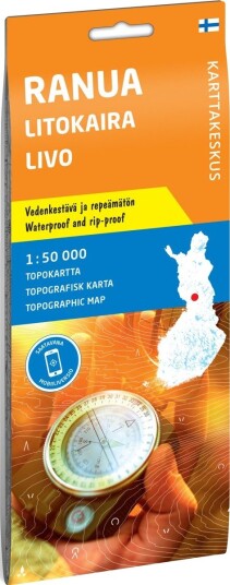 Calazo Förlag Topografisk kart Ranua Litokaira & Livo 1 50 000 1 50 000