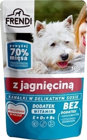 Triton Frendi Biter I Delikat Saus Med Til Hund Kylling 100 G