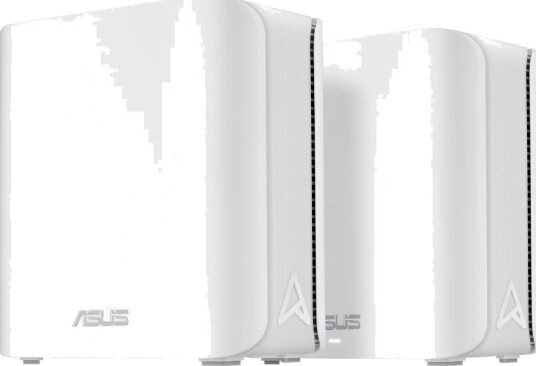 ASUS ZenWiFi BD4 (2-pack EU+UK) Dobbelbånd (2.4 GHz / 5 GHz) Wi-Fi 7 (802.11be) Hvit Innvendig lys