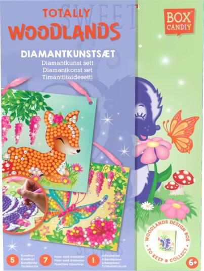 Box Candiy Diamond Art Kit Totally Woodlands