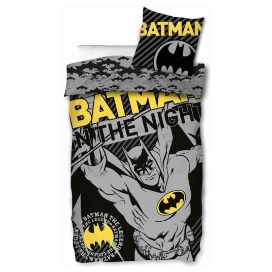 Licens Batman Sengetøy 140x200 cm 100% bomull In the Night Licens Batman Sengetøy 140x200 cm 100% bomull In the Night