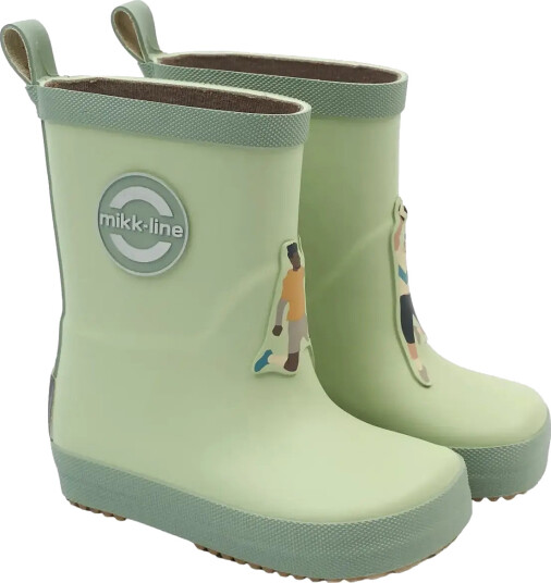 Mikk line Wellies 3D Patch Barefoot Green 34
