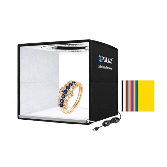 Puluz PKT3101B Mini LED Fotostudio 25 cm
