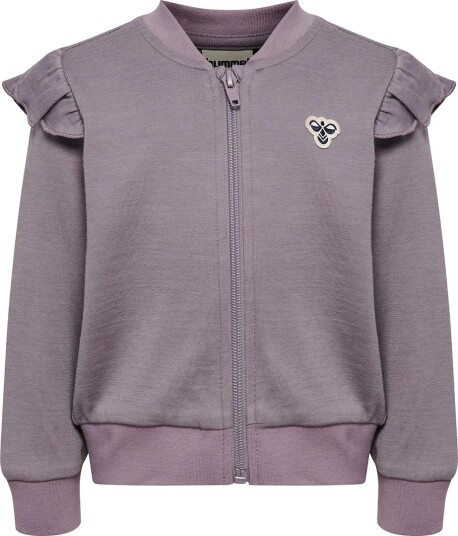 Hummel Cardigan Ull HmlMini Bee Grå Ridge Hummel 1 år (80) Cardigan Lilla
