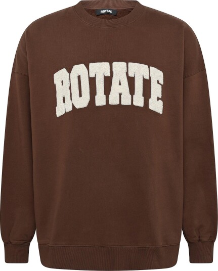 ROTATE Heavy Sweat Crewneck CHESTNUT XS