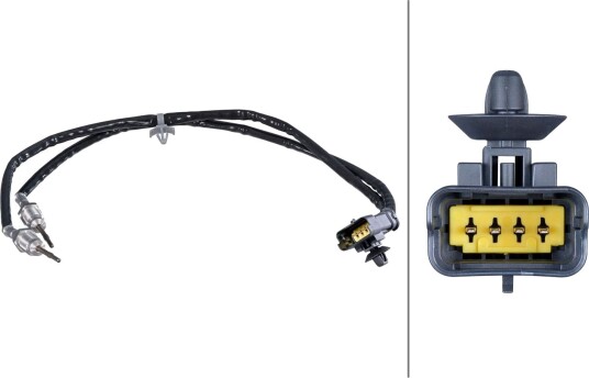 Sensor, eksostemperatur HELLA 6PT 358 284-301