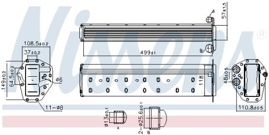 Intercooler NISSENS 961227