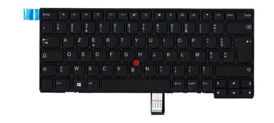 Lenovo - notebook replacement keyboard - French - Brbart tastatur - til utskifting - Fransk - Svart
