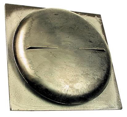 Habo 85 Tallerkenventil firkant aluminium 200 mm Ventilasjon