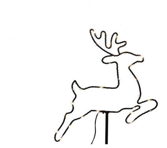 KULZ LED HJORT UTENDØRSDEKORASJON 65 CM KU30LDEER