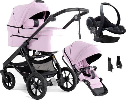 Emmaljunga Barnevogn NXT90 ERGO Sporty Pink Ink. iZi Go Modular X1 + Adapter