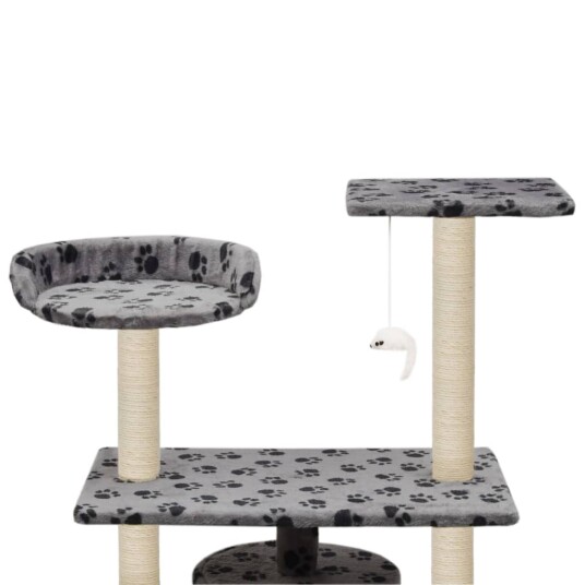 Vidaxl Kloretre Med Klorestolper I Sisal 95 cm Poteavtrykk GrÄ Vidaxl Kloretre Med Klorestolper I Sisal 95 cm Poteavtrykk GrÄ