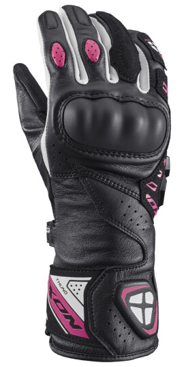 Ixon MC-Hansker  Thund L Svart-Fuksia