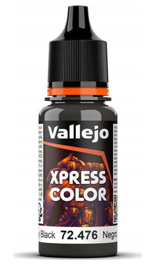 Vallejo Vallejo: 72.476 - Xpress Color - Greasy Black 18 Ml