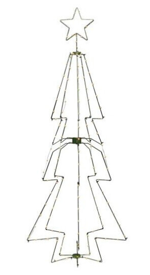 KONSTSMIDE METALLTRE GRØNT 145 LED 3947-987 KONSTSMIDE METALLTRE GRØNT 145 LED 3947-987