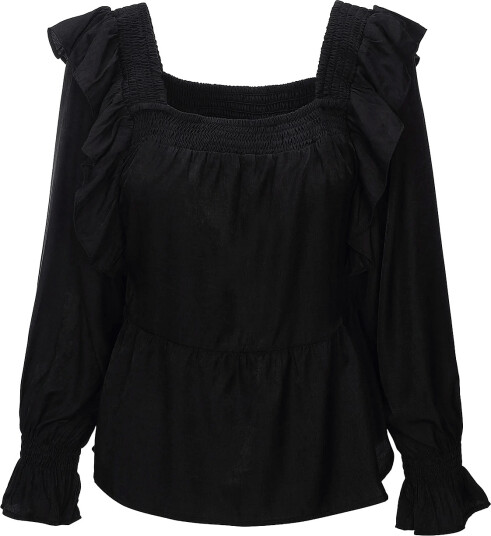 Luxzuz Rufusana Blouse   Black   S