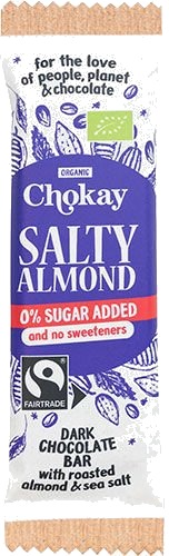 Chokay Mørk Saltet Mandel Økologisk 35 g Chokay Mørk Saltet Mandel Økologisk 35 g