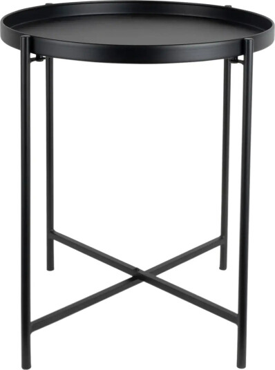 Leitmotiv Side Table Meseta - Black - H49CM