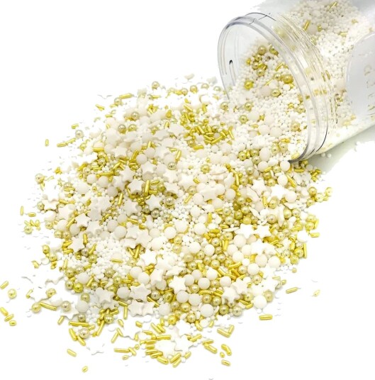 Happy Sprinkles Strøsselmiks Golden Dust Vegan 90g | Slikkepott.No Happy Sprinkles Strøsselmiks Golden Dust Vegan 90g | Slikkepott.No