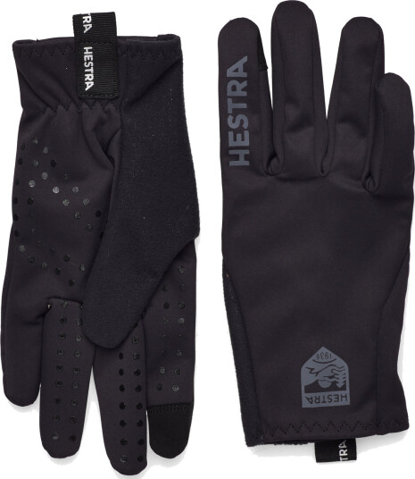 Hestra Runners 5 Finger Black/Black Black 7
