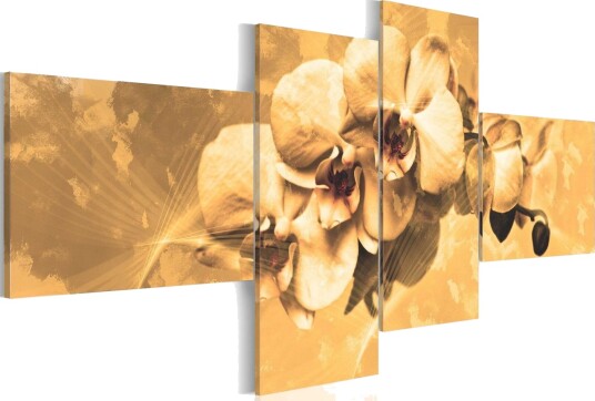 Bilde Orkidéer Sepia 100x45 Artgeist sp. z o. o.