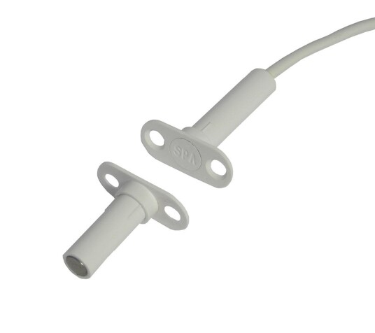 Alarmtech MC 370-s1-10 Høysikkerhetskontakt 12 Mm Sensor Innebygd 10 M Kabel