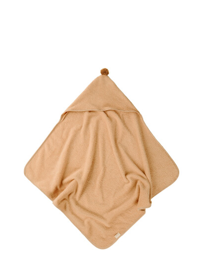 NOBODINOZ So Cute Baby Bath Cape73X73 - Beige - ONE SIZE NOBODINOZ So Cute Baby Bath Cape73X73 - Beige - ONE SIZE