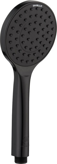 DIVELLO Hydro 1F Hånddusj 1/2" (G15) Sort, Baderom