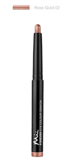 Mii Cosmetics Forever Eye Colour Crayon 17 shades Rose Gold 02 Mii Cosmetics Forever Eye Colour Crayon 17 shades Rose Gold 02