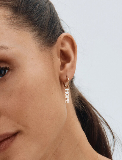 Edblad Hope Hoops Gold Gold ONE SIZE