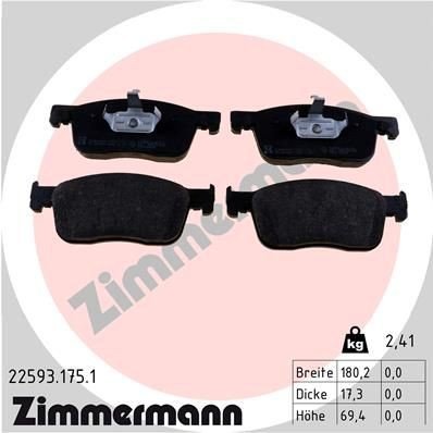 Bremseklosser ZIMMERMANN 22593.175.1