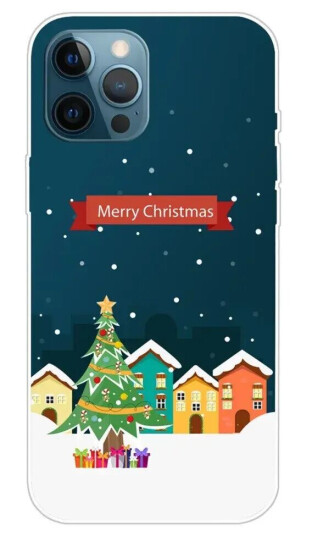 INCOVER iPhone 15 Pro Fleksibelt Plast Jul Deksel - Merry Christmas - Juleby