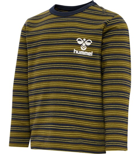 Hummel Genser HmlUnited T skjorte L/s Stripete Black Iris/ 68 Genser Blå Grønn 62