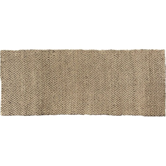 Deco Nord Norse Gåsöga Teppe 80x200 cm Lindbark