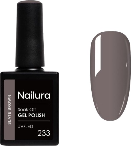 Nailura Gelpolish 233 – Slate Brown – 10 ml