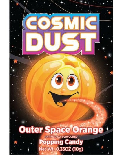 Cosmic Dust Popping Candy med Appelsinsmak 10 gram USA Import