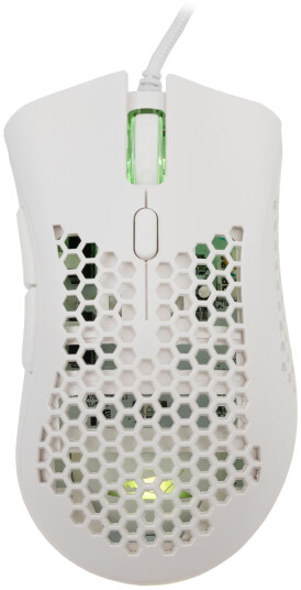Baracuda BGM 032 Coral Gamingmus Optisk USB A 12800 dpi Hvit